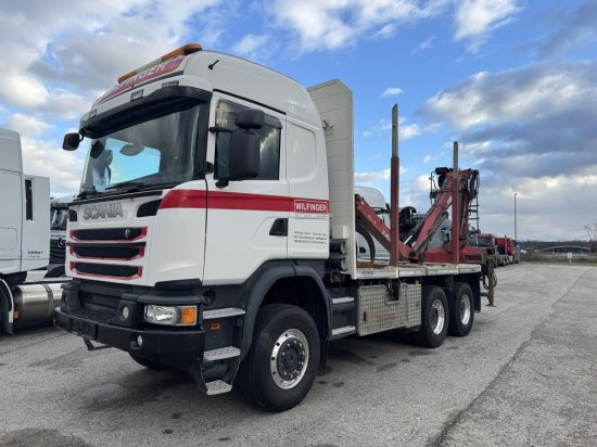 Scania G490 6X6 Blatt-Blatt Penz Kran 12.Z8.70 - شاحنة قطع الأشجار, شاحنة كرين: صورة 3 Scania G490 6X6 Blatt-Blatt Penz Kran 12.Z8.70 - شاحنة قطع الأشجار, شاحنة كرين: صورة 3