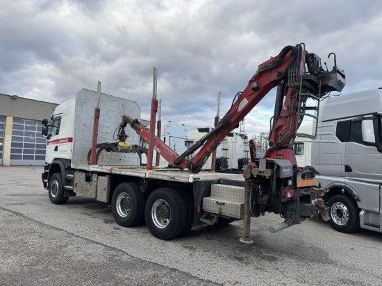 Scania G490 6X6 Blatt-Blatt Penz Kran 12.Z8.70 - شاحنة قطع الأشجار, شاحنة كرين: صورة 4 Scania G490 6X6 Blatt-Blatt Penz Kran 12.Z8.70 - شاحنة قطع الأشجار, شاحنة كرين: صورة 4