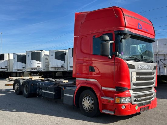 Scania R410 6x2 Topline, BDF, E6, Automatik, Redarter, Standklima, Liftachse - شاحنات الحاويات / جسم علوي قابل للتغيير شاحنة: صورة 3 Scania R410 6x2 Topline, BDF, E6, Automatik, Redarter, Standklima, Liftachse - شاحنات الحاويات / جسم علوي قابل للتغيير شاحنة: صورة 3