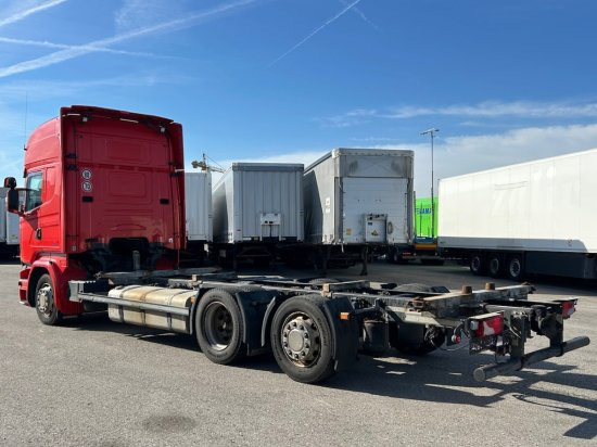 شاحنات الحاويات / جسم علوي قابل للتغيير شاحنة Scania R410 6x2 Topline, BDF, E6,  Automatik, Redarter,  Standklima, Liftachse: صورة 7