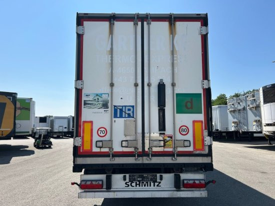 نصف مقطورة متساوي الحرارة Schmitz SCB S3B SKO24, Kühlauflieger, TK SLXe 400,  Liftachse, Fleischbahnen: صورة 6
