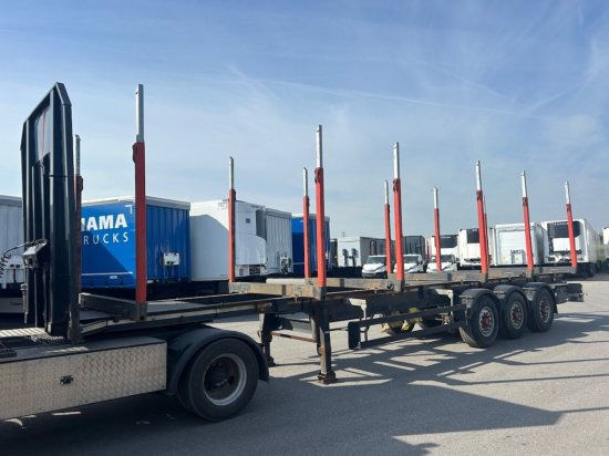 Schwarzmüller Holzauflieger 6 Rungenpaare, BPW-Achsen - نصف مقطورة اخشاب: صورة 1 Schwarzmüller Holzauflieger 6 Rungenpaare, BPW-Achsen - نصف مقطورة اخشاب: صورة 1