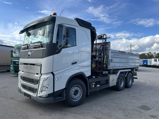Volvo FH 500 3-Seiten Meiller Kipper mit Palfinger PK22002EH, Retarder, - شاحنة قلاب: صورة 1 Volvo FH 500 3-Seiten Meiller Kipper mit Palfinger PK22002EH, Retarder, - شاحنة قلاب: صورة 1