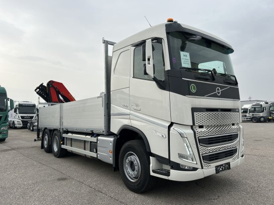 Volvo FH 500 6X2 Euro6, Retarder, Pritsche, Palfinger PK22002-EH - شاحنات مسطحة, شاحنة كرين: صورة 3 Volvo FH 500 6X2 Euro6, Retarder, Pritsche, Palfinger PK22002-EH - شاحنات مسطحة, شاحنة كرين: صورة 3