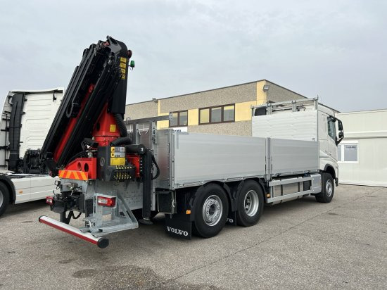 Volvo FH 500 6X2 Euro6, Retarder, Pritsche, Palfinger PK22002-EH - شاحنات مسطحة, شاحنة كرين: صورة 4 Volvo FH 500 6X2 Euro6, Retarder, Pritsche, Palfinger PK22002-EH - شاحنات مسطحة, شاحنة كرين: صورة 4