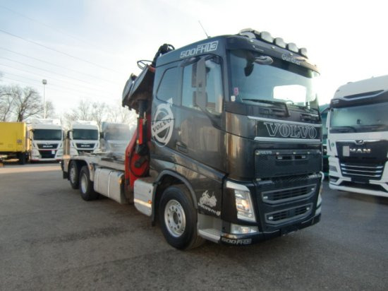 Volvo FH 500 6x2, Schrottkran, Waage, E6, Liftachse - شاحنة ذات خطاف, شاحنة كرين: صورة 3 Volvo FH 500 6x2, Schrottkran, Waage, E6, Liftachse - شاحنة ذات خطاف, شاحنة كرين: صورة 3