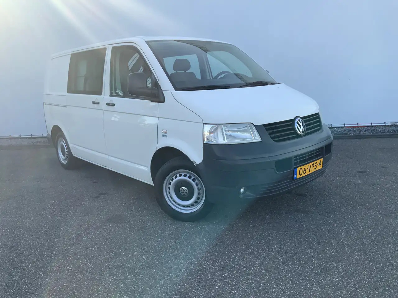 الشاحنات الصغيرة كابينة مزدوجة Volkswagen T5 Transporter 2.5 TDI 300 Budgetline Automaat DubCab Airco Trekh: صورة 18