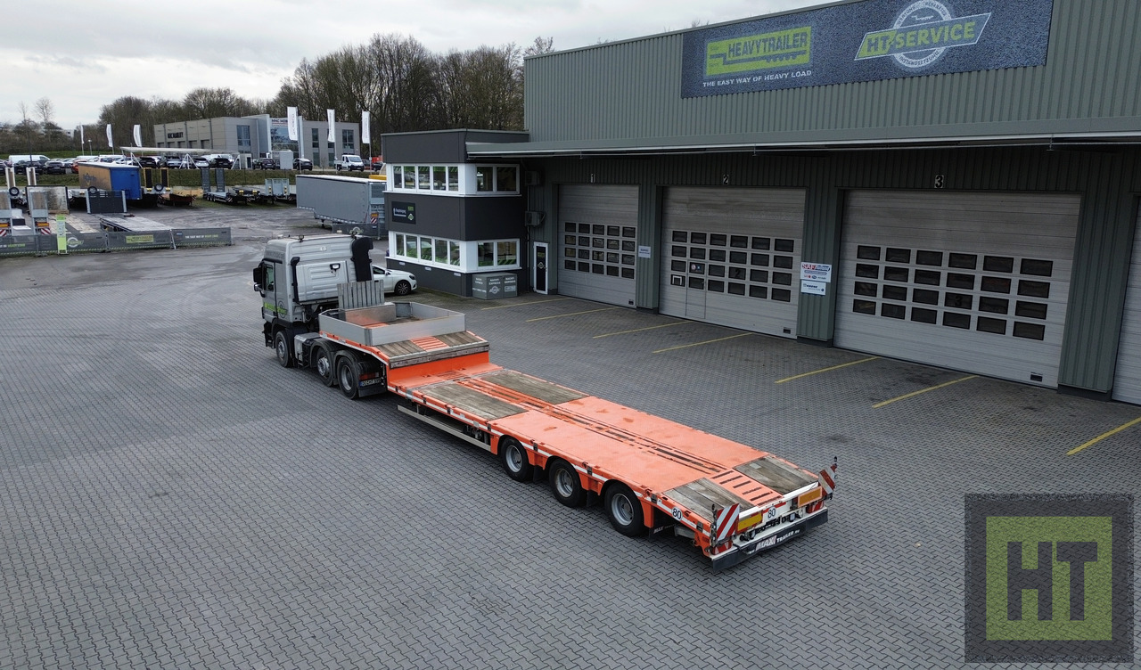 FAYMONVILLE MAX Trailer 3-Achs-Tele-Semi nachlaufgelenkt - عربة منخفضة مسطحة نصف مقطورة: صورة 1 FAYMONVILLE MAX Trailer 3-Achs-Tele-Semi nachlaufgelenkt - عربة منخفضة مسطحة نصف مقطورة: صورة 1