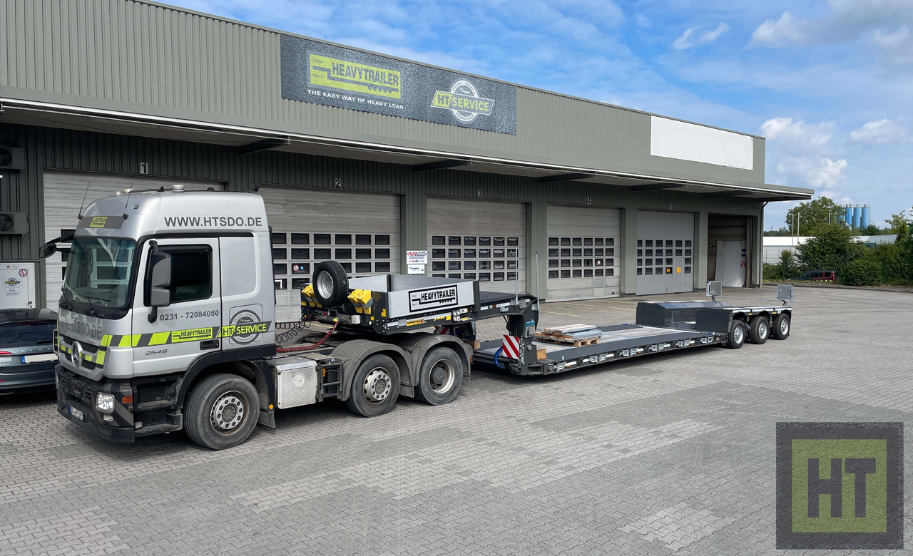 Faymonville 3-Achs-Tiefbett mit Pendelachsen und Bolzen-Laschenkupplung - عربة منخفضة مسطحة نصف مقطورة: صورة 5 Faymonville 3-Achs-Tiefbett mit Pendelachsen und Bolzen-Laschenkupplung - عربة منخفضة مسطحة نصف مقطورة: صورة 5