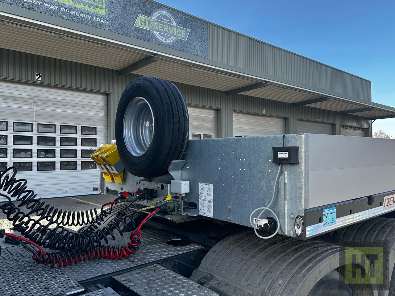 Faymonville MAX Trailer 2-Achs-Tele-Semi-Sattelauflieger-zwangsgelenkt - عربة منخفضة مسطحة نصف مقطورة: صورة 3 Faymonville MAX Trailer 2-Achs-Tele-Semi-Sattelauflieger-zwangsgelenkt - عربة منخفضة مسطحة نصف مقطورة: صورة 3