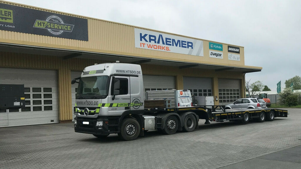 Meusburger 3-Achs-Semi-Satteltieflader Roadrunner Industrie - عربة منخفضة مسطحة نصف مقطورة: صورة 2 Meusburger 3-Achs-Semi-Satteltieflader Roadrunner Industrie - عربة منخفضة مسطحة نصف مقطورة: صورة 2