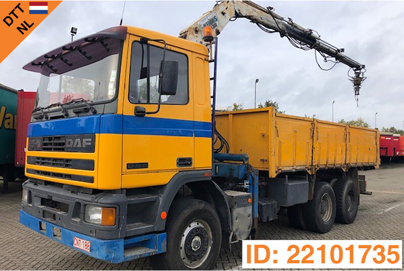 DAF 95.350 ATi - 6x4 - شاحنة قلاب, شاحنة كرين: صورة 1 DAF 95.350 ATi - 6x4 - شاحنة قلاب, شاحنة كرين: صورة 1