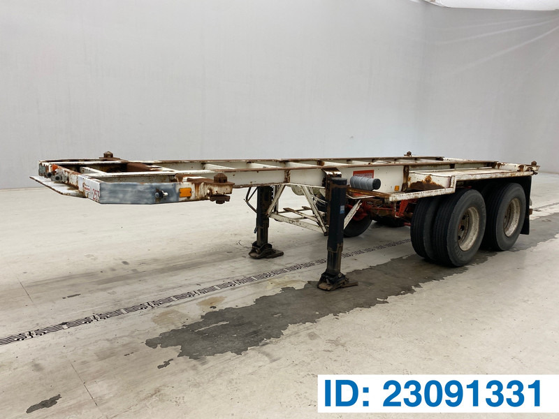 Flandria Skelet 20 ft - نصف مقطورة لنقل الحاويات: صورة 1 Flandria Skelet 20 ft - نصف مقطورة لنقل الحاويات: صورة 1