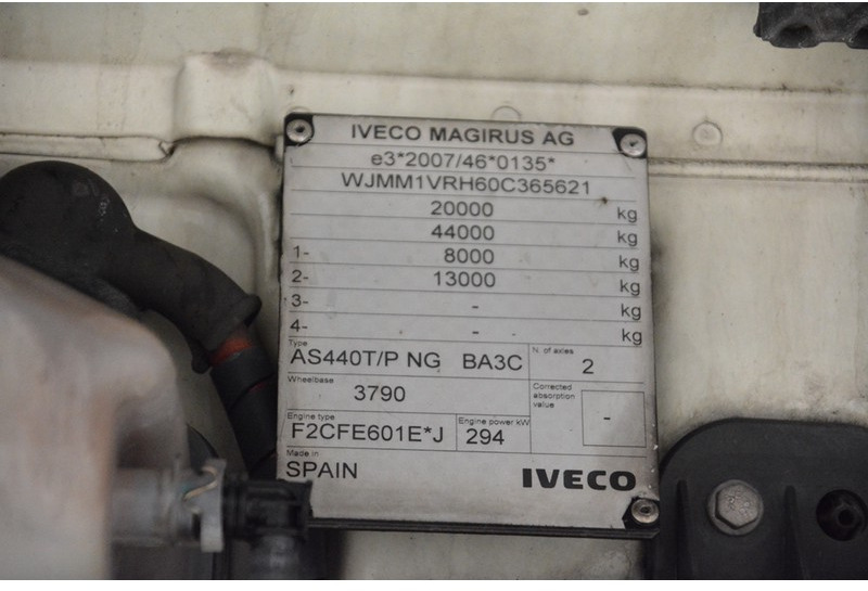 وحدة جر Iveco Stralis AS440S40 LNG Natural Power: صورة 9