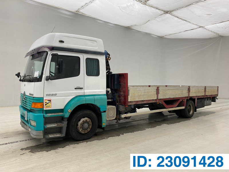 Mercedes-Benz Atego 1828* - شاحنات مسطحة, شاحنة كرين: صورة 1 Mercedes-Benz Atego 1828* - شاحنات مسطحة, شاحنة كرين: صورة 1