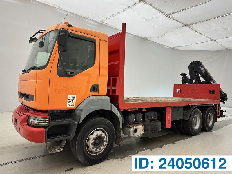 Renault Kerax 360 - 6x4 - شاحنات مسطحة, شاحنة كرين: صورة 1 Renault Kerax 360 - 6x4 - شاحنات مسطحة, شاحنة كرين: صورة 1