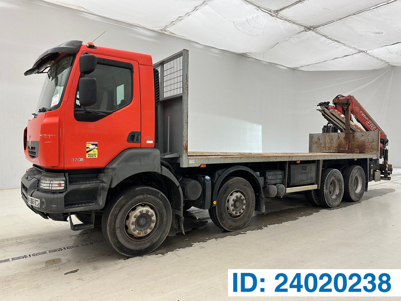 Renault Kerax 370 DXi - 8x4 - شاحنات مسطحة, شاحنة كرين: صورة 1 Renault Kerax 370 DXi - 8x4 - شاحنات مسطحة, شاحنة كرين: صورة 1