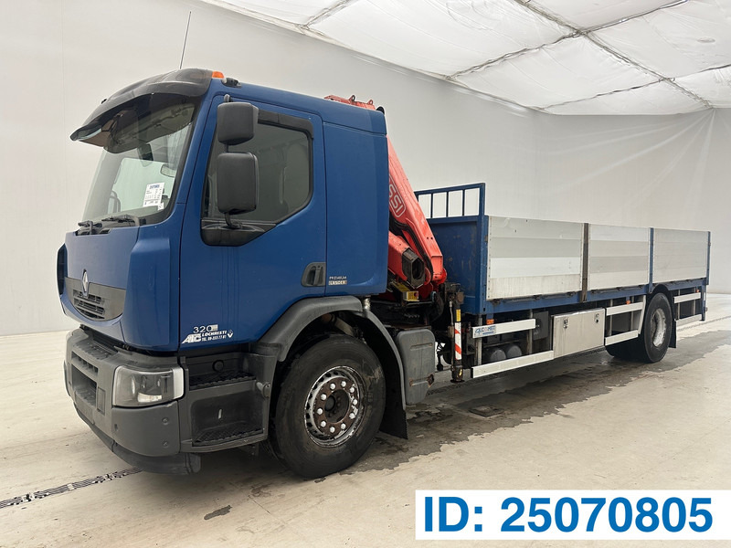 Renault Premium Lander 320 DXi* - شاحنات مسطحة, شاحنة كرين: صورة 1 Renault Premium Lander 320 DXi* - شاحنات مسطحة, شاحنة كرين: صورة 1