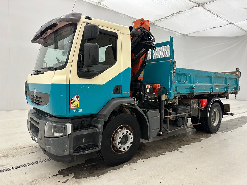 Renault Premium Lander 320 DXi - شاحنة قلاب, شاحنة كرين: صورة 1 Renault Premium Lander 320 DXi - شاحنة قلاب, شاحنة كرين: صورة 1