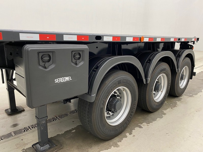 جديدة نصف مقطورة لنقل الحاويات SERGOMEL Chassis/Plateau 20FT - NEW: صورة 14