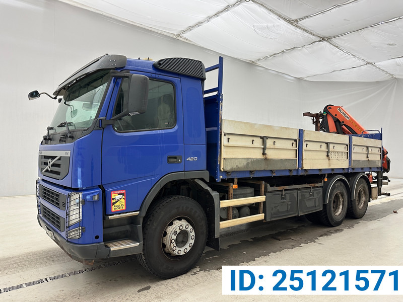 Volvo FM 420 - 6x4 - شاحنات مسطحة, شاحنة كرين: صورة 1 Volvo FM 420 - 6x4 - شاحنات مسطحة, شاحنة كرين: صورة 1