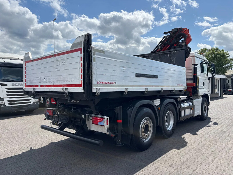 شاحنة كرين MAN TGS 28.440 6x4 Hydrodrive Euro 6 Tipper / Tractor + Palfinger 33002 Fly Jip PJ060: صورة 8
