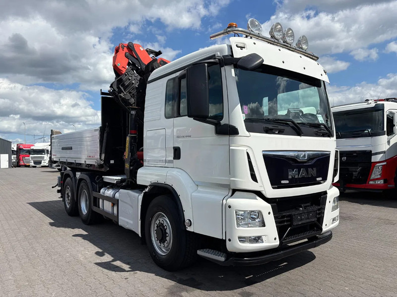 شاحنة كرين MAN TGS 28.440 6x4 Hydrodrive Euro 6 Tipper / Tractor + Palfinger 33002 Fly Jip PJ060: صورة 6