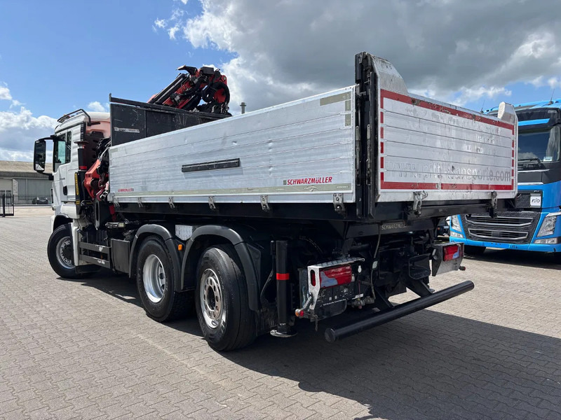 شاحنة كرين MAN TGS 28.440 6x4 Hydrodrive Euro 6 Tipper / Tractor + Palfinger 33002 Fly Jip PJ060: صورة 10