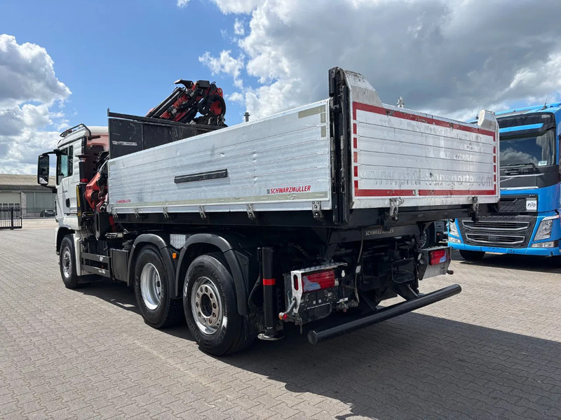 شاحنة كرين MAN TGS 28.440 6x4 Hydrodrive Euro 6 Tipper / Tractor + Palfinger 33002 Fly Jip PJ060: صورة 7