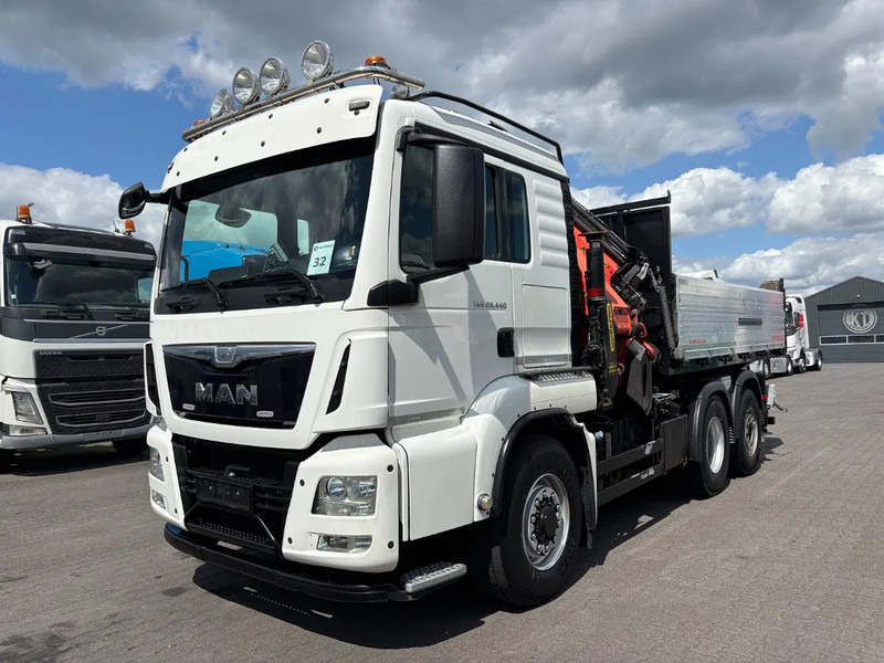 MAN TGS 28.440 6x4 Hydrodrive Euro 6 Tipper / Tractor + Palfinger 33002 Fly Jip PJ060 - شاحنة كرين: صورة 5 MAN TGS 28.440 6x4 Hydrodrive Euro 6 Tipper / Tractor + Palfinger 33002 Fly Jip PJ060 - شاحنة كرين: صورة 5
