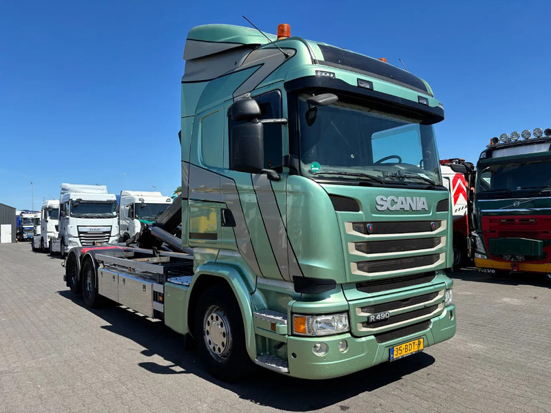 Scania R490 6x2 Euro 6 Retarder VDL Hooklift - شاحنة - نظام الكابلات: صورة 2 Scania R490 6x2 Euro 6 Retarder VDL Hooklift - شاحنة - نظام الكابلات: صورة 2