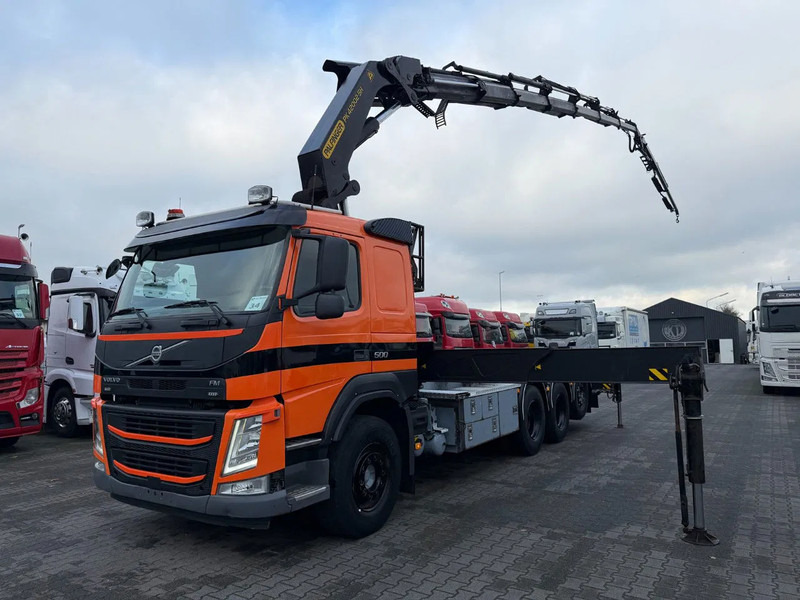 Volvo FM 500 8X4 Tridem Euro 6 Palfinger 42002 + Fly jib - شاحنة - نظام الكابلات, شاحنة كرين: صورة 1 Volvo FM 500 8X4 Tridem Euro 6 Palfinger 42002 + Fly jib - شاحنة - نظام الكابلات, شاحنة كرين: صورة 1