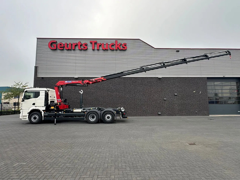 MAN TGS 26.520 6X4H-4 BL NEW MODEL + MEILLER HAAKARMSYSTEEM + HMF 2320 K6-RCS KRAAN/KRAN/CRANE/GRUA - شاحنة ذات خطاف, شاحنة كرين: صورة 4 MAN TGS 26.520 6X4H-4 BL NEW MODEL + MEILLER HAAKARMSYSTEEM + HMF 2320 K6-RCS KRAAN/KRAN/CRANE/GRUA - شاحنة ذات خطاف, شاحنة كرين: صورة 4