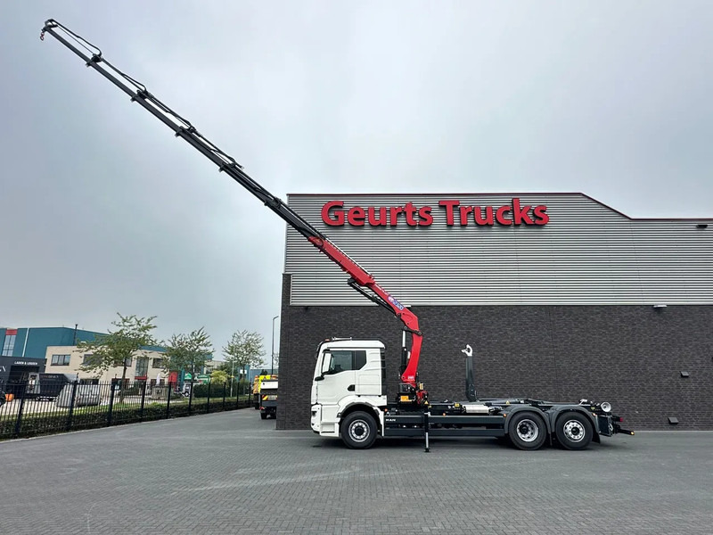 MAN TGS 26.520 6X4H-4 BL NEW MODEL + MEILLER HAAKARMSYSTEEM + HMF 2320 K6-RCS KRAAN/KRAN/CRANE/GRUA - شاحنة ذات خطاف, شاحنة كرين: صورة 5 MAN TGS 26.520 6X4H-4 BL NEW MODEL + MEILLER HAAKARMSYSTEEM + HMF 2320 K6-RCS KRAAN/KRAN/CRANE/GRUA - شاحنة ذات خطاف, شاحنة كرين: صورة 5