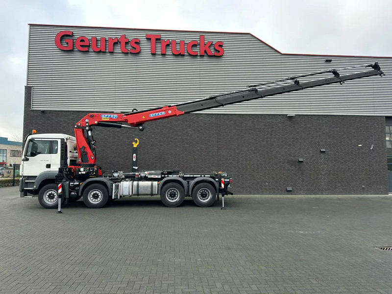 MAN TGS 35.460 8X4 BL+ HYVA 18.55.S HAAKARMSYSTEEM EFFER 395-5 KRAAN/KRAN/CRANE/GRUA - شاحنة ذات خطاف, شاحنة كرين: صورة 5 MAN TGS 35.460 8X4 BL+ HYVA 18.55.S HAAKARMSYSTEEM EFFER 395-5 KRAAN/KRAN/CRANE/GRUA - شاحنة ذات خطاف, شاحنة كرين: صورة 5