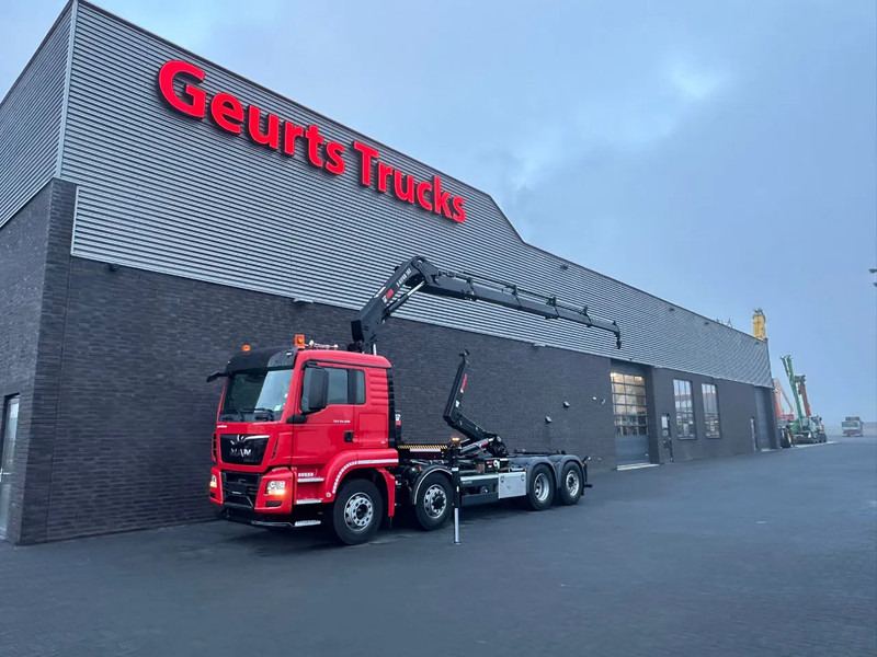 MAN TGS 35.500 8X4H-6 MET MULTILIFT ULT T 21 S51 HAAKARMSYSTEEM + HIAB X-HIPRO 192 E-4 KRAAN/CRANE/KRAN/GRUA - شاحنة ذات خطاف, شاحنة كرين: صورة 2 MAN TGS 35.500 8X4H-6 MET MULTILIFT ULT T 21 S51 HAAKARMSYSTEEM + HIAB X-HIPRO 192 E-4 KRAAN/CRANE/KRAN/GRUA - شاحنة ذات خطاف, شاحنة كرين: صورة 2