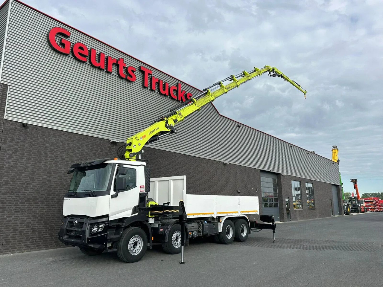 Renault C460 8X4 + HIAB X-HIPRO 548 E-7 MET JIB KRAAN / - شاحنة كرين: صورة 2 Renault C460 8X4 + HIAB X-HIPRO 548 E-7 MET JIB KRAAN / - شاحنة كرين: صورة 2