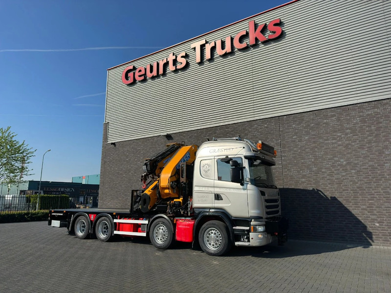 شاحنة كرين Scania G450 8X4 + EFFER 1255/8S + JIB 6S HD KRAAN/KRAN/CRANE/GRUA: صورة 12