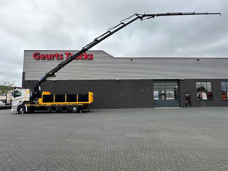 Scania R530 V8 NGS 8X4 TRIDEM MET HYVA 2Z KIPPER + HMF 5020-K6 + JIB FJ1000-K5 KRAAN/KRAN/CRANE/GRUA - شاحنة كرين: صورة 2 Scania R530 V8 NGS 8X4 TRIDEM MET HYVA 2Z KIPPER + HMF 5020-K6 + JIB FJ1000-K5 KRAAN/KRAN/CRANE/GRUA - شاحنة كرين: صورة 2
