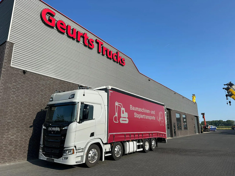 Scania R540 B8X2*6LB OPRIJWAGEN MET 15 TONS LAADKLEP EN GESLOTEN HUIF MET SCHUIFZEILEN EN SCHUIFKAP - شاحنة نقل سيارات شاحنة: صورة 2 Scania R540 B8X2*6LB OPRIJWAGEN MET 15 TONS LAADKLEP EN GESLOTEN HUIF MET SCHUIFZEILEN EN SCHUIFKAP - شاحنة نقل سيارات شاحنة: صورة 2