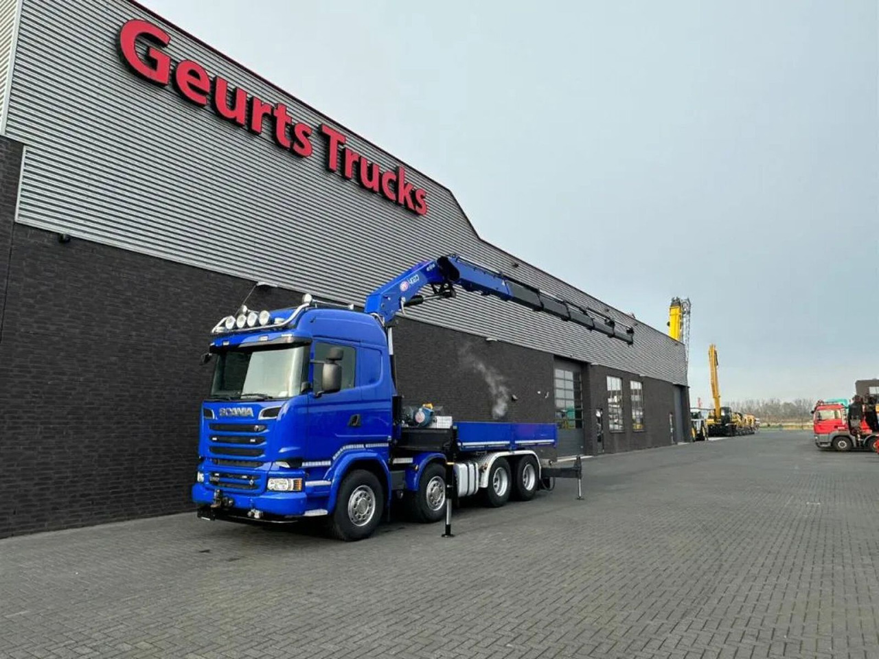 Scania R580 V8 8X4 TREKKER-BAKWAGEN COMBI + HMF 4020-K5 - وحدة جر: صورة 3 Scania R580 V8 8X4 TREKKER-BAKWAGEN COMBI + HMF 4020-K5 - وحدة جر: صورة 3