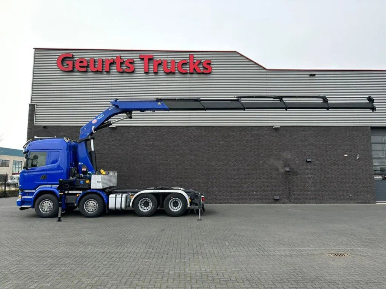 Scania R580 V8 8X4 TREKKER-BAKWAGEN COMBI + HMF 4020-K5 - وحدة جر: صورة 2 Scania R580 V8 8X4 TREKKER-BAKWAGEN COMBI + HMF 4020-K5 - وحدة جر: صورة 2