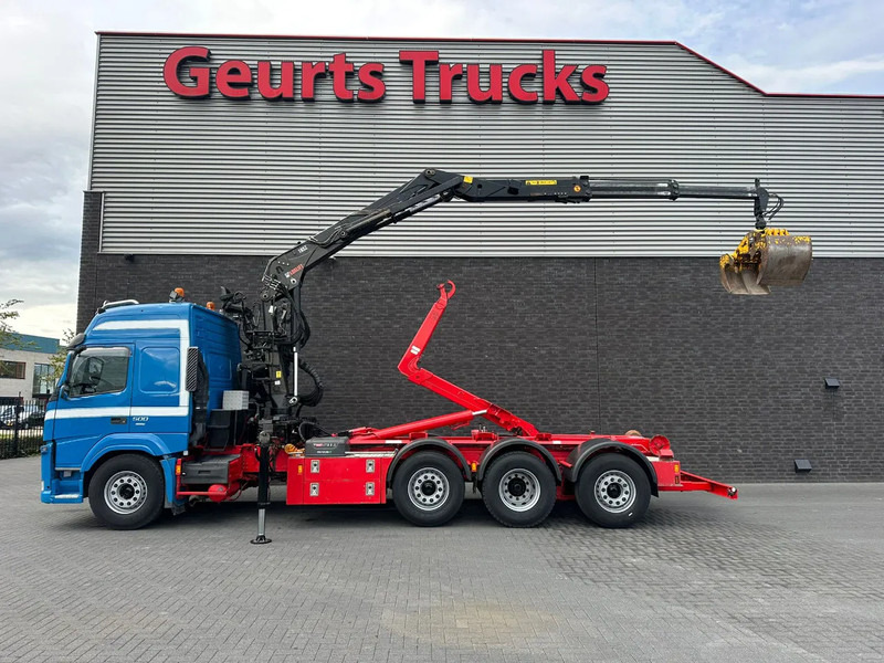 Volvo FM 500 8X2 HIAB MULTILIFT HAAKARMSYSTEM / ABROLLKIPPER / HOOKLIFT MET HIAB LOGLIFT 165Z LAADKRAAN - شاحنة ذات خطاف, شاحنة كرين: صورة 1 Volvo FM 500 8X2 HIAB MULTILIFT HAAKARMSYSTEM / ABROLLKIPPER / HOOKLIFT MET HIAB LOGLIFT 165Z LAADKRAAN - شاحنة ذات خطاف, شاحنة كرين: صورة 1