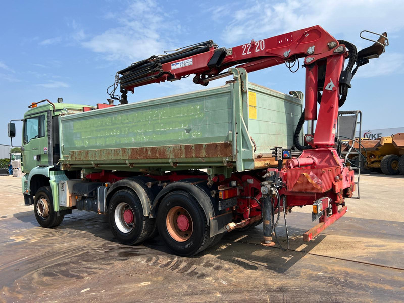 MAN TGA 26.480 6x4 tipper + HMF crane - شاحنة قلاب, شاحنة كرين: صورة 4 MAN TGA 26.480 6x4 tipper + HMF crane - شاحنة قلاب, شاحنة كرين: صورة 4