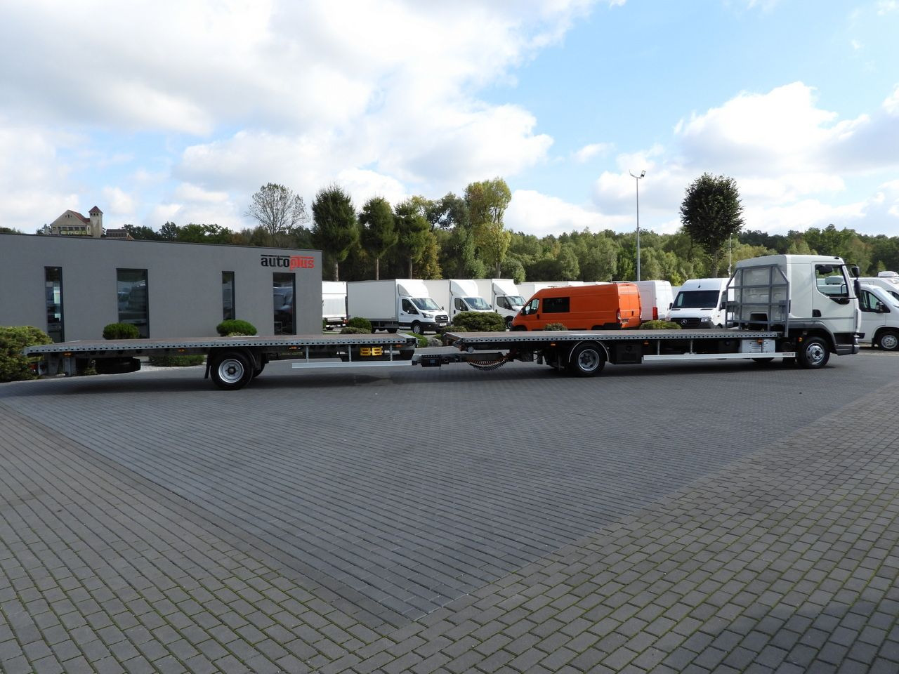 شاحنات الحاويات / جسم علوي قابل للتغيير شاحنة DAF LF 230 CONTAINER CARRIER PLATFORM + TRAILER WEBASTO CRUISE CONTROL LED LIGHTS PNEUMATICS AUTOMATIC TRANSMISSION  TWIN WHEELS AIR CONDITIONING  230HP: صورة 30 شاحنات الحاويات / جسم علوي قابل للتغيير شاحنة DAF LF 230 CONTAINER CARRIER PLATFORM + TRAILER WEBASTO CRUISE CONTROL LED LIGHTS PNEUMATICS AUTOMATIC TRANSMISSION  TWIN WHEELS AIR CONDITIONING  230HP: صورة 30