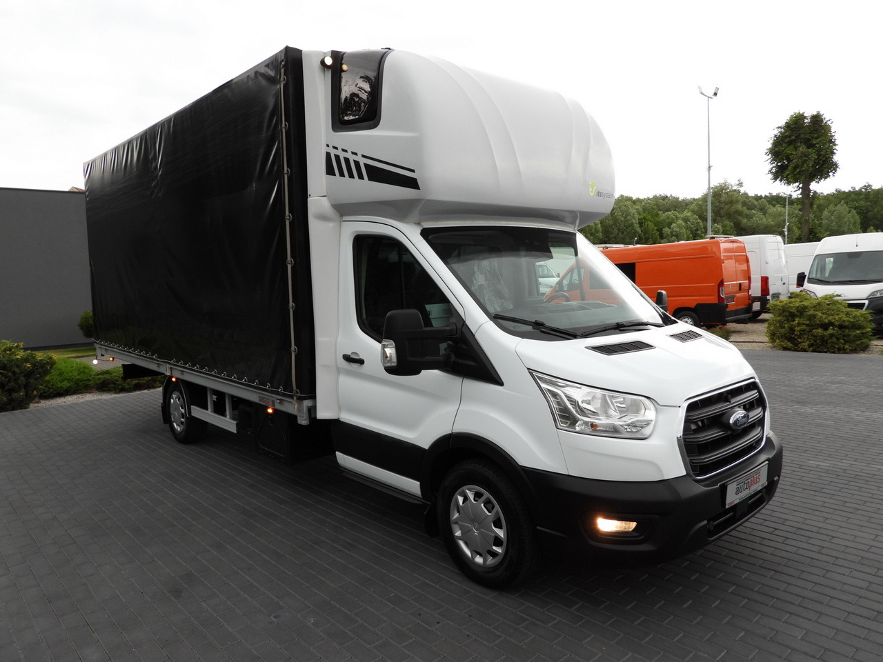 FORD TRANSIT TARPAULIN 10 PALLETS WEBASTO CRUISE CONTROL LED LIGHTS PNEUMATICS AIR CONDITIONING 160HP - شاحنة ستارة جانبية: صورة 4 FORD TRANSIT TARPAULIN 10 PALLETS WEBASTO CRUISE CONTROL LED LIGHTS PNEUMATICS AIR CONDITIONING 160HP - شاحنة ستارة جانبية: صورة 4