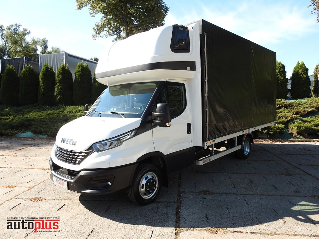 Iveco DAILY 50C18 PRITSCHE PLANE 10 PALETTEN AUFZUG - شاحنة ستارة جانبية: صورة 1 Iveco DAILY 50C18 PRITSCHE PLANE 10 PALETTEN AUFZUG - شاحنة ستارة جانبية: صورة 1