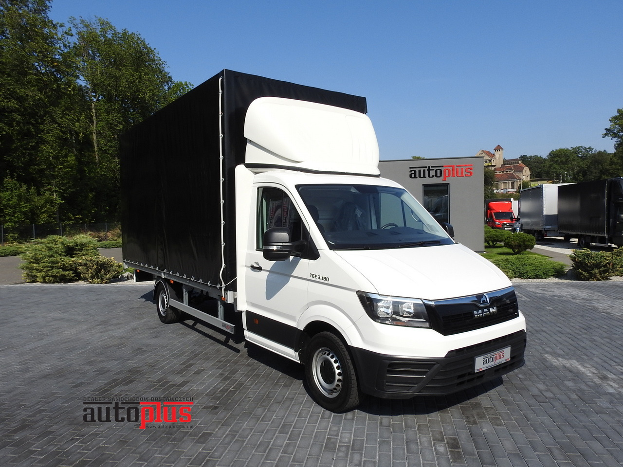 MAN TGE TARPAULIN 10 PALLETS AIR CONDITIONING 180HP - شاحنة ستارة جانبية: صورة 1 MAN TGE TARPAULIN 10 PALLETS AIR CONDITIONING 180HP - شاحنة ستارة جانبية: صورة 1