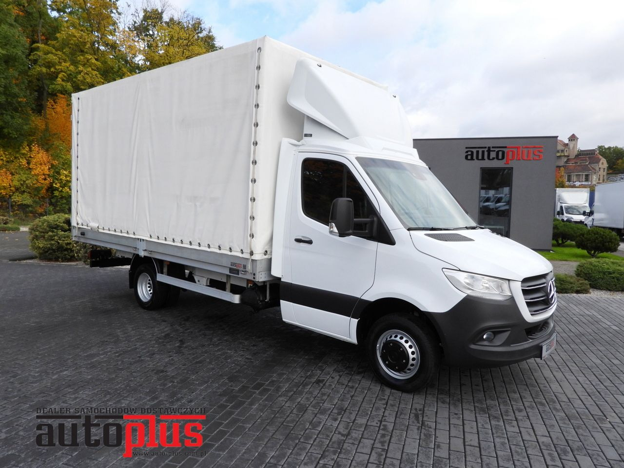 MERCEDES SPRINTER 316 TARPAULIN 10 PALLETS TWIN WHEELS AIR CONDITIONING 165HP - شاحنة ستارة جانبية: صورة 1 MERCEDES SPRINTER 316 TARPAULIN 10 PALLETS TWIN WHEELS AIR CONDITIONING 165HP - شاحنة ستارة جانبية: صورة 1