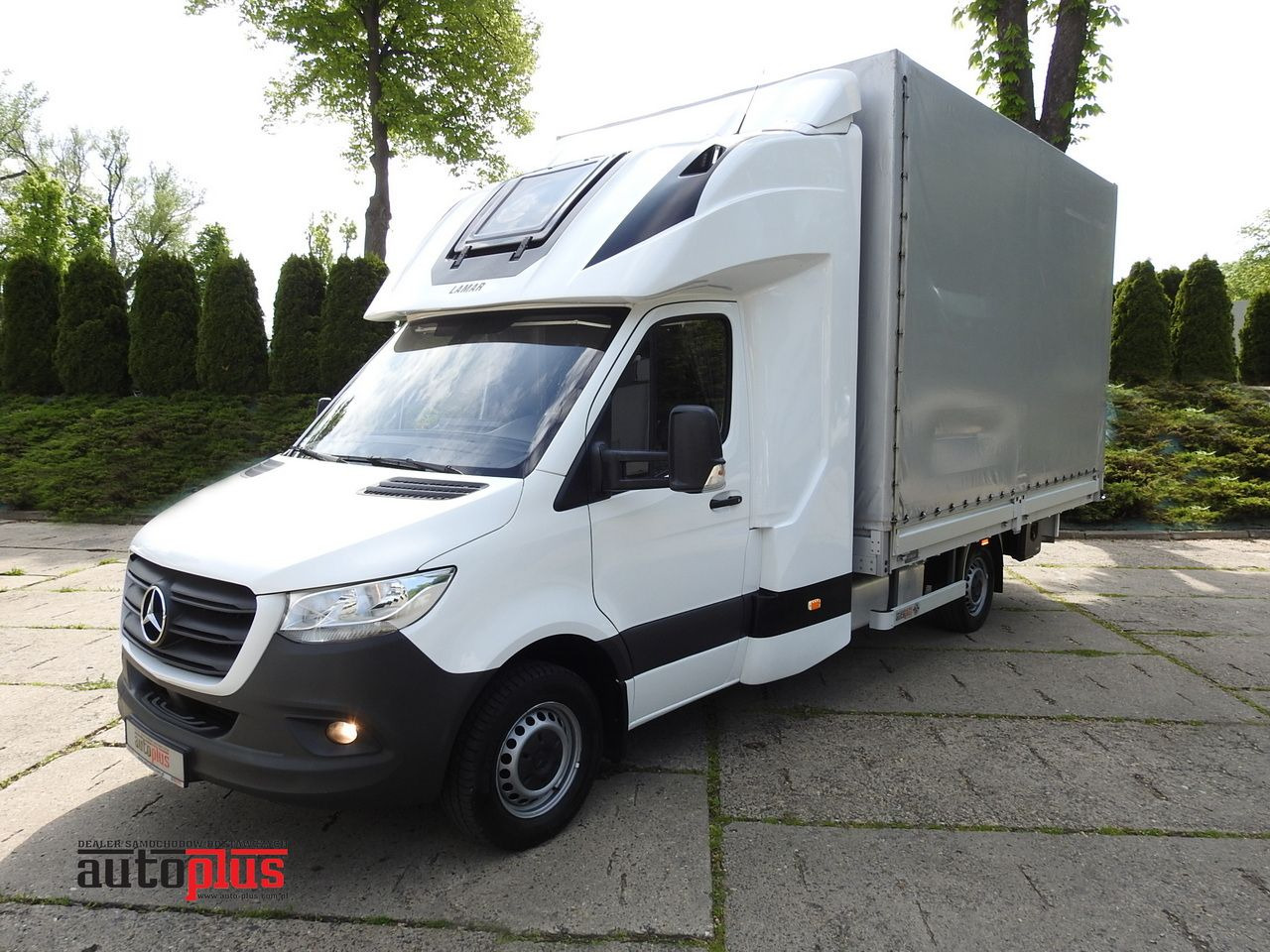 MERCEDES SPRINTER 316 TARPAULIN 10 PALLETS WEBASTO CRUISE CONTROL AIR CONDITIONING 165HP - شاحنة ستارة جانبية: صورة 1 MERCEDES SPRINTER 316 TARPAULIN 10 PALLETS WEBASTO CRUISE CONTROL AIR CONDITIONING 165HP - شاحنة ستارة جانبية: صورة 1
